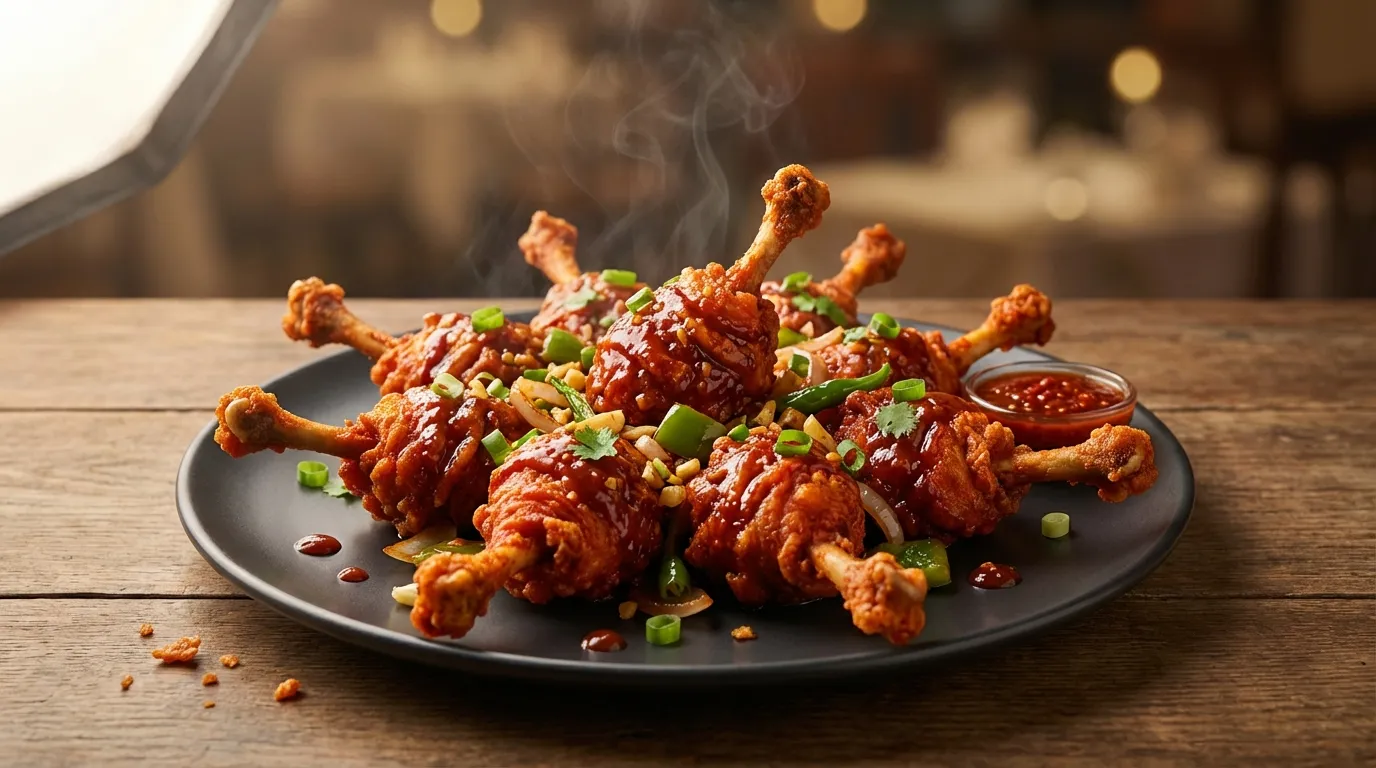 Authentic Chicken Lollypop Wet - Famous HD Biryani McKinney